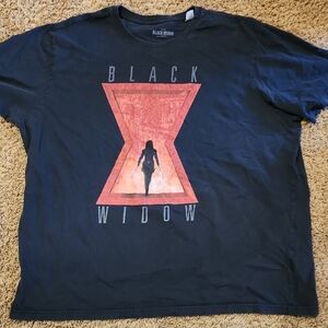 Men's 4XLT Marvel Black Widow T-Shirt